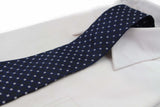 Mens Black 8cm Patterned Neck Tie