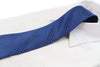 Mens Blue 8cm Patterned Neck Tie