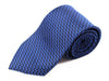 Mens Blue Zig Zag 8cm Patterned Neck Tie