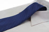 Mens Blue Black White 8cm Patterned Neck Tie