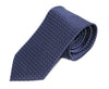 Mens Navy With White Mini Polka Dots Patterned 8cm Neck Tie