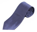 Mens Purple Mini Squares & Circles Patterned 8cm Neck Tie