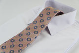 Mens Blush Fancy Patterned 8cm Neck Tie