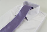 Mens Violet Elegant Patterned 8cm Neck Tie