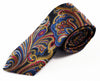 Mens Multicoloured Boho Paisley Patterned 8cm Neck Tie