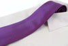 Mens Purple Striped 10cm Classic Neck Tie
