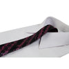 Mens Black With Pink Musical Notes 5cm Skinny Neck Tie