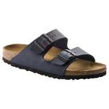 Unisex Birkenstock Arizona Birko-Flor Blue Slip On Sandals