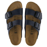 Unisex Birkenstock Arizona Birko-Flor Blue Slip On Sandals