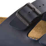 Unisex Birkenstock Arizona Birko-Flor Blue Slip On Sandals