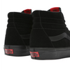 Mens Vans Sk8-Hi High Top Skate Shoes Black/Black