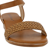 Womens Bellissimo Eve Tan Heel Sandals