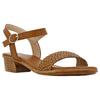 Womens Bellissimo Eve Tan Heel Sandals