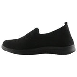 Womens Bellissimo Laken Black Slip On Sneaker Shoes