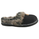 Womens Bellissimo Lotus Black Slippers Winter Shoes