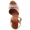 Womens Bellissimo Lou Red Multi Wedge Sandals