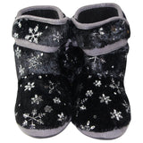 Womens Bellissimo Snow Boots Black Slippers Winter Shoes