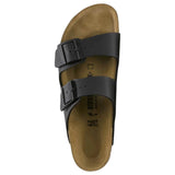 Womens Birkenstock Arizona Birko-Flor Black Slip On Sandals