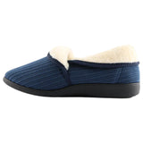 Womens Grosby Catherine Navy Slippers Slip On Flats Ladies Shoes