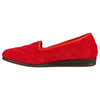 Womens Grosby Dawn Red Comfortable Slippers Ladies Shoes Slip On Flats