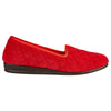 Womens Grosby Dawn Red Comfortable Slippers Ladies Shoes Slip On Flats