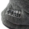 Womens Grosby Hoodies Boots Plush Fluffy Grey Slippers