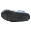 Womens Grosby Hoodies Boots Plush Fluffy Navy Slippers