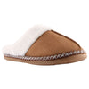 Womens Grosby Invisible Trident Tan Slippers Slip On Ladies Shoes