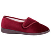 Womens Grosby Lilian Wine Red Moccasins Warm Shoes Slip On Slippers