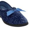 Womens Grosby Viola Blue Slippers Slip On Lightweight Comfortable Casual Shoes
