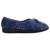 Womens Grosby Viola Blue Slippers Slip On Lightweight Comfortable Casual Shoes