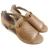 Womens Homyped Florence Latte Tan Sandals Slip On Shoes Flats