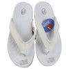 Womens Homyped Inlet White Thongs Slip On Shoes Flats