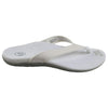 Womens Homyped Inlet White Thongs Slip On Shoes Flats