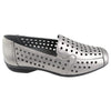 Womens Homyped Lizzy Platinum Sandals Slip On Shoes Flats