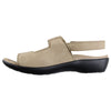 Womens Homyped Nikki Taupe Sandals Slip On Shoes Flats