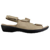 Womens Homyped Nikki Taupe Sandals Slip On Shoes Flats