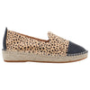 Womens Hush Puppies Banu Leopard Flats Casual Leather Shoes