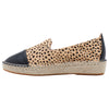 Womens Hush Puppies Banu Leopard Flats Casual Leather Shoes