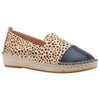Womens Hush Puppies Banu Leopard Flats Casual Leather Shoes