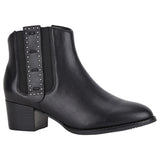 Womens Hush Puppies Calypso Shoes Black Dress Formal Comfort Boots