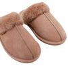 Womens Hush Puppies Cushy Slippers Warm Winter Slip On Shoes Winter Blush Suede