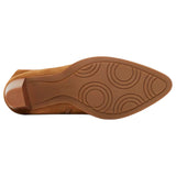Womens Hush Puppies Hunch Chestnut Suede Heel Long Boots