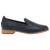 Womens Hush Puppies Loyola Ladies Formal Work Black Casual Slip On Shoes