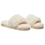 Womens Hush Puppies Lust Slippers Warm Winter Slip On Shoes Natural