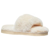 Womens Hush Puppies Lust Slippers Warm Winter Slip On Shoes Natural