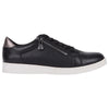 Womens Hush Puppies Mimosa Ladies Sneakers Zip Black Casual Lace Up Shoes