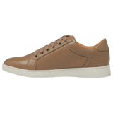 Womens Hush Puppies Mimosa Ladies Sneakers Zip Taupe Casual Lace Up Shoes