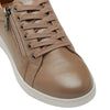 Womens Hush Puppies Mimosa Ladies Sneakers Zip Taupe Casual Lace Up Shoes
