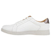 Womens Hush Puppies Mimosa Ladies Sneakers Zip White Casual Lace Up Shoes